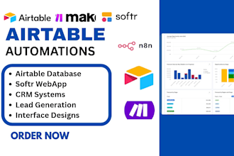 do airtable database system, airtable automation, softr web app