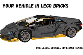 design custom lego car supercar bike and truck mocs with partlist instructions