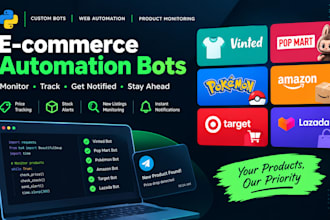 do shopping bot, amazon bot, vinted bot, target bot, lazada bot, popmart bot