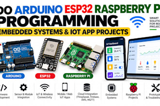 do arduino esp32 raspberry pi programming embedded systems and iot app projects