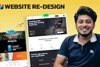 design and redesign landing page ui ux