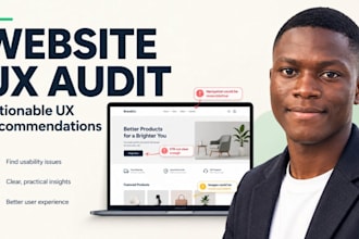 audit your website UX and provide actionable recommendations