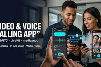build real time in app voice calling walkie talkie app push to talk voice note