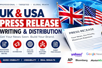 do UK USA press release with submit pr and press release distribution
