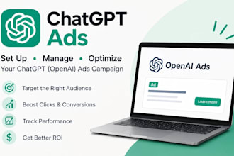 setup and manage highly profitable chatgpt ads and openai ads campaigns