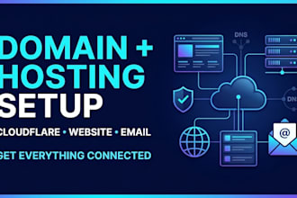 connect your hosting domain to website email and cloudflare