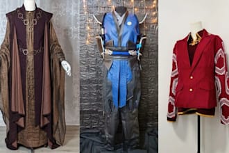 sew costume cosplay costume anime costume outfit cosplay fabric designer