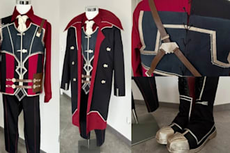 sew cosplay costume cosplay fabric anime outfit halloween cosplay sewing pattern