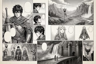 professional comic page formatting for print manga webtoon and publishing