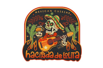 design custom mexican restaurant tacos logo