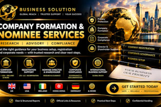 research company formation, nominee and corporate compliance requirements