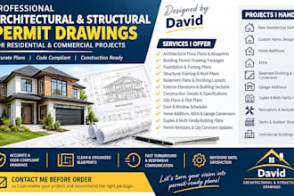 draw engineer permit drawing house plan basement permit architectural blueprint