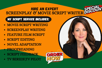 write screenplay, movie script writing, screenwriting, feature film script