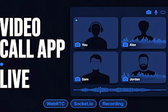develop video call app with webrtc, agora and flutter