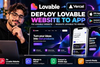 deploy lovable website to app, fix lovable website migrate lovable to vercel