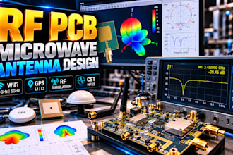 design rf antenna arrays, pcb antennas, microwave circuits using cst hfss