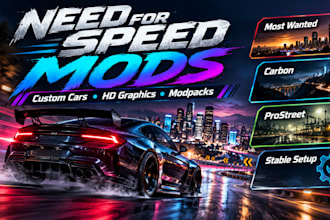 install pc game mods, fix errors and setup nfs mods