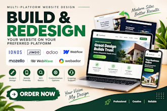 build redesign ionos jimdo odoo webflow mozello webwave webador website