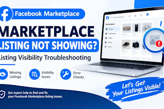 fix facebook marketplace listing issues