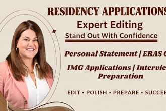 expertly edit your residency CV and eras experience descriptions img residency