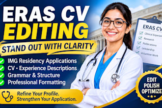 expertly edit your residency CV and eras experience descriptions img residency