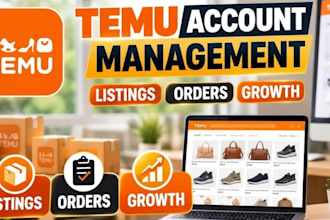 manage your temu seller account, store and product