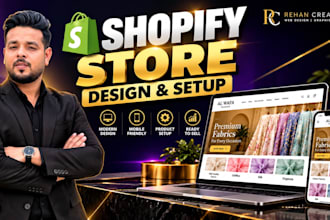 design a professional shopify store for you business