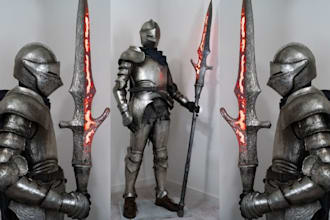 create custom 3d cosplay armor wearable fantasy anime armor game movie cosplay