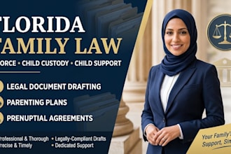 draft florida divorce, child custody, and family law documents