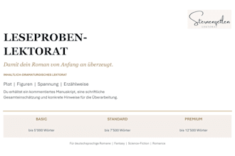 provide developmental editing for your german novel