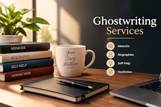 ghostwrite your memoir, life story, or nonfiction ebook