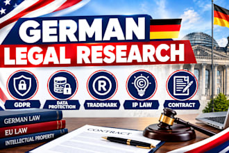 research gdpr german data protection trademark, ip law, contract