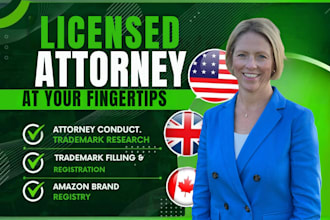 help you with trademark registration and amazon brand registry in USA, UK, ca