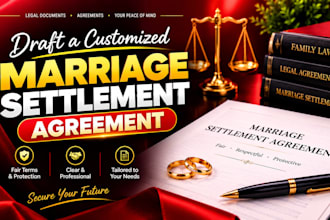 draft a colombia customized marriage settlement agreement
