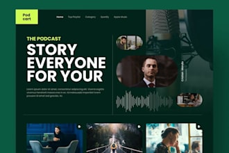 create a stunning online radio station website for your brand