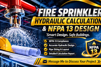 design fire sprinkler hydraulic calculations nfpa 13 design
