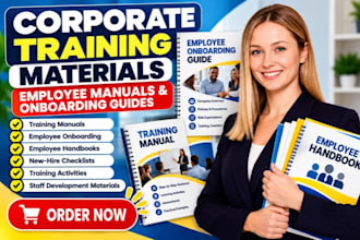 create corporate training materials employee manuals and onboarding guides
