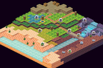 pixelart rpg maker tileset isometric pixel art pixel art background pixel art ui