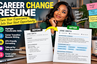 rewrite your career change resume to highlight transferable skills