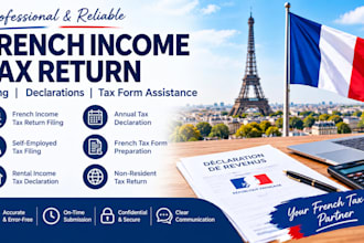prepare your french tax return, income tax declaration and tax filing