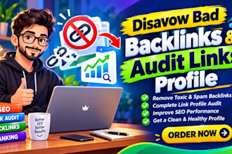 disavow bad backlinks and audit links profile for spam and toxic links