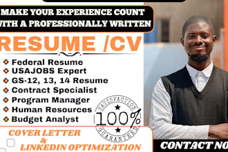 write a federal resume tailored to usajobs requirements