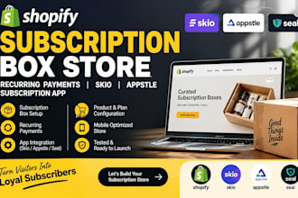 setup subscription box store recurring payments skio appstle subscription app