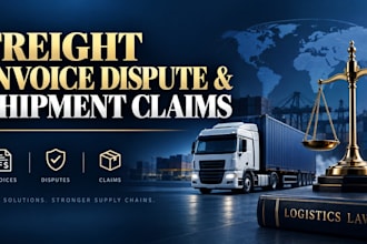 prepare a freight invoice dispute letter and shipment charge claim