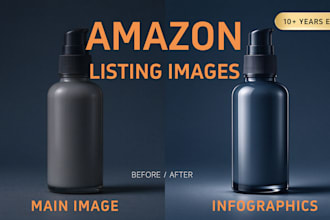 design amazon listing images and infographics