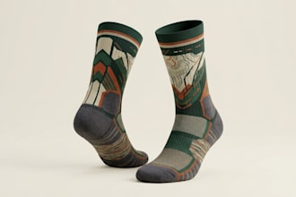render 3d socks design, 3d socks rendering, 3d gloves design, 3d rendering