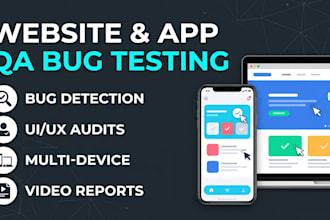 do website testing manual QA testing bug testing usability test website review