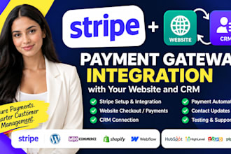 integrate stripe payment gateway with your website and crm