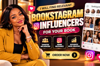find relevant bookstagram influencers for your book