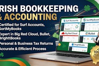 do surf accounts sort my books big red cloud bullet brightbooks bookkeeping
